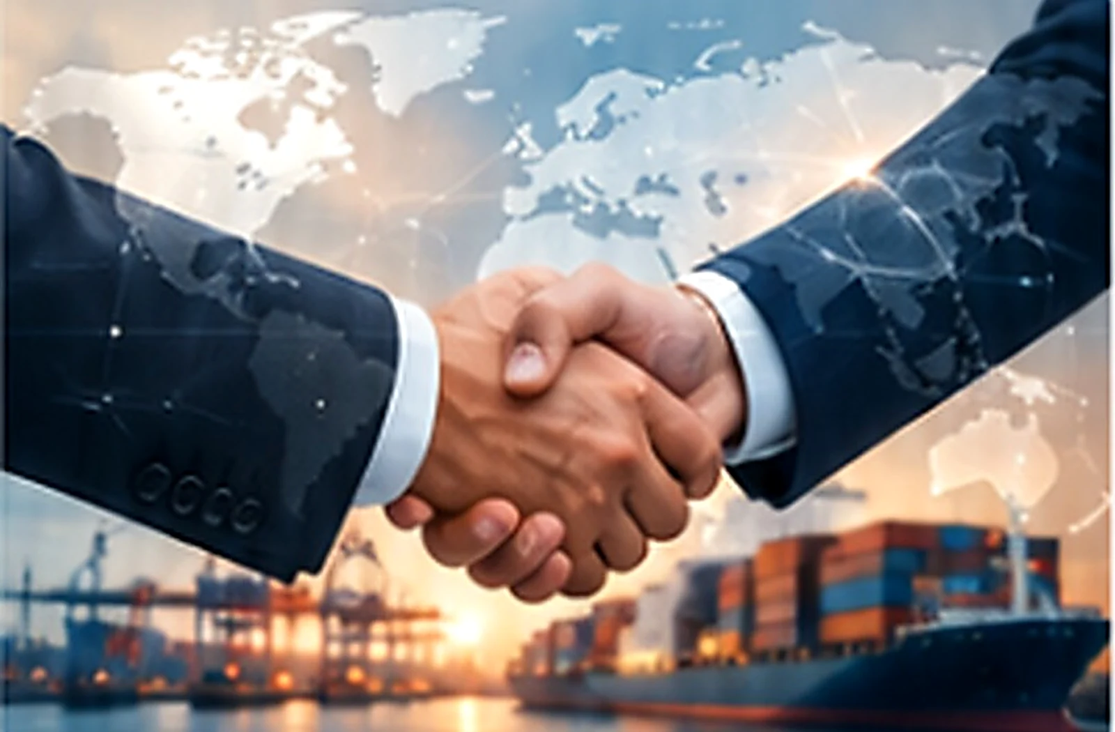 International business handshake